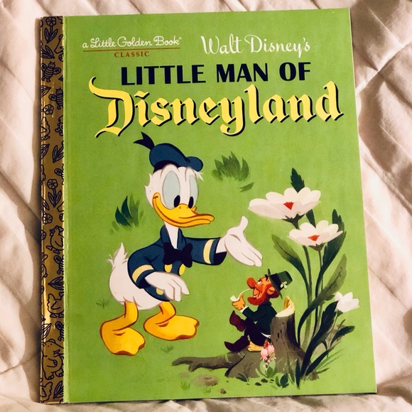 Little Man of Disneyland by Random House Disney Golden Book New Unopened Cover - Picture 3 of 4